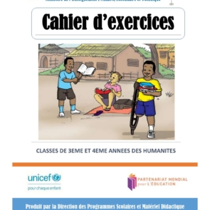 Cahier d'exercices classes de 3ème et 4ème années des humanités